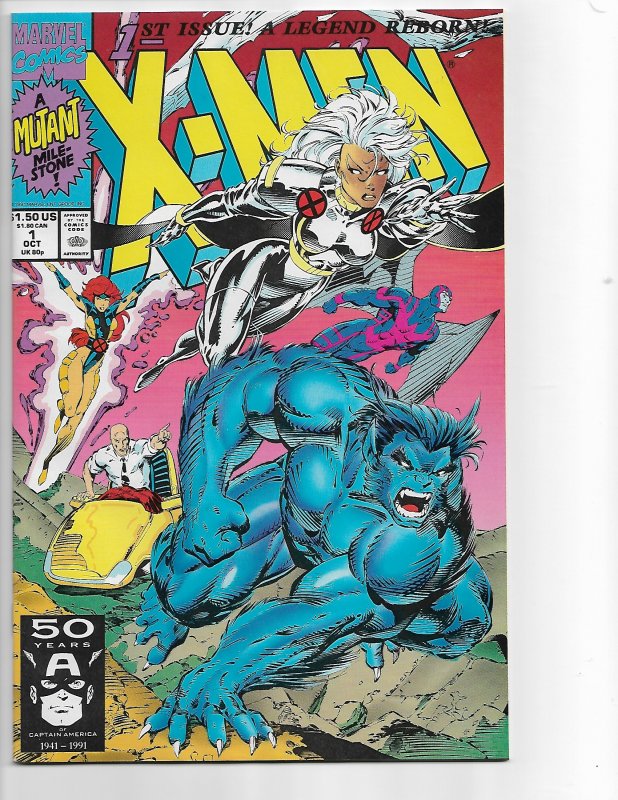 X-men #1 (1991) Beast/Storm Variant NM