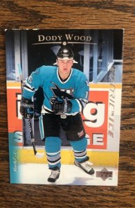 Dody  Wood,1996, upper deck card-Sharks