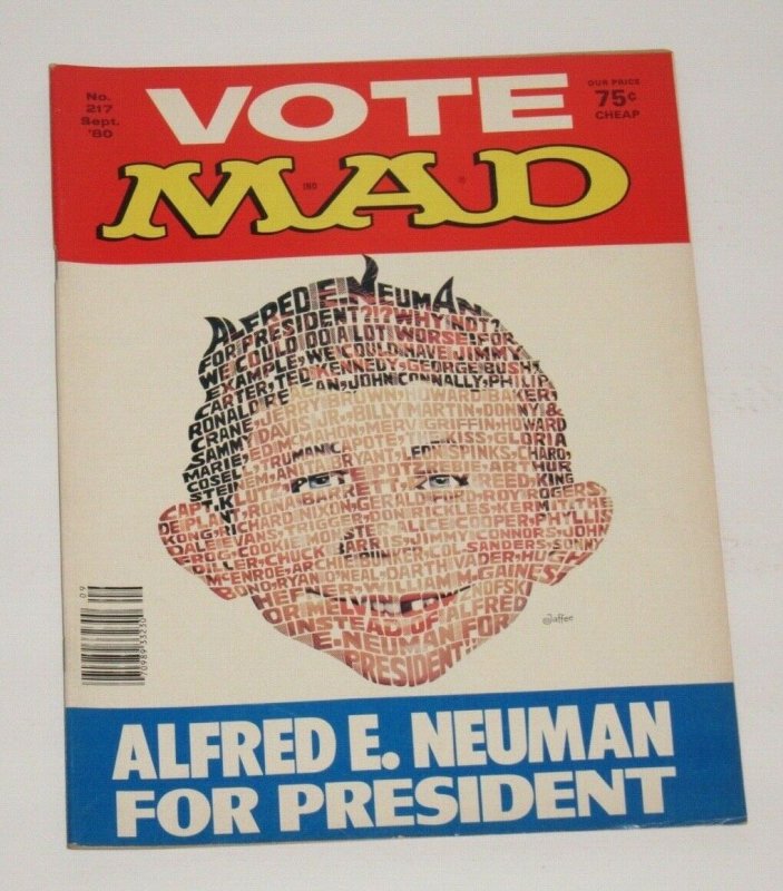 Mad Magazine #217 Vote September 1980 EC Publications VF