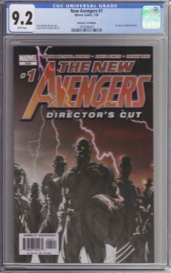 Marvel! New Avengers Director's Cut Edition #1! CGC 9.2!