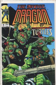 Savage Dragon #2 (1993) Teenage Mutant Ninja Turtles