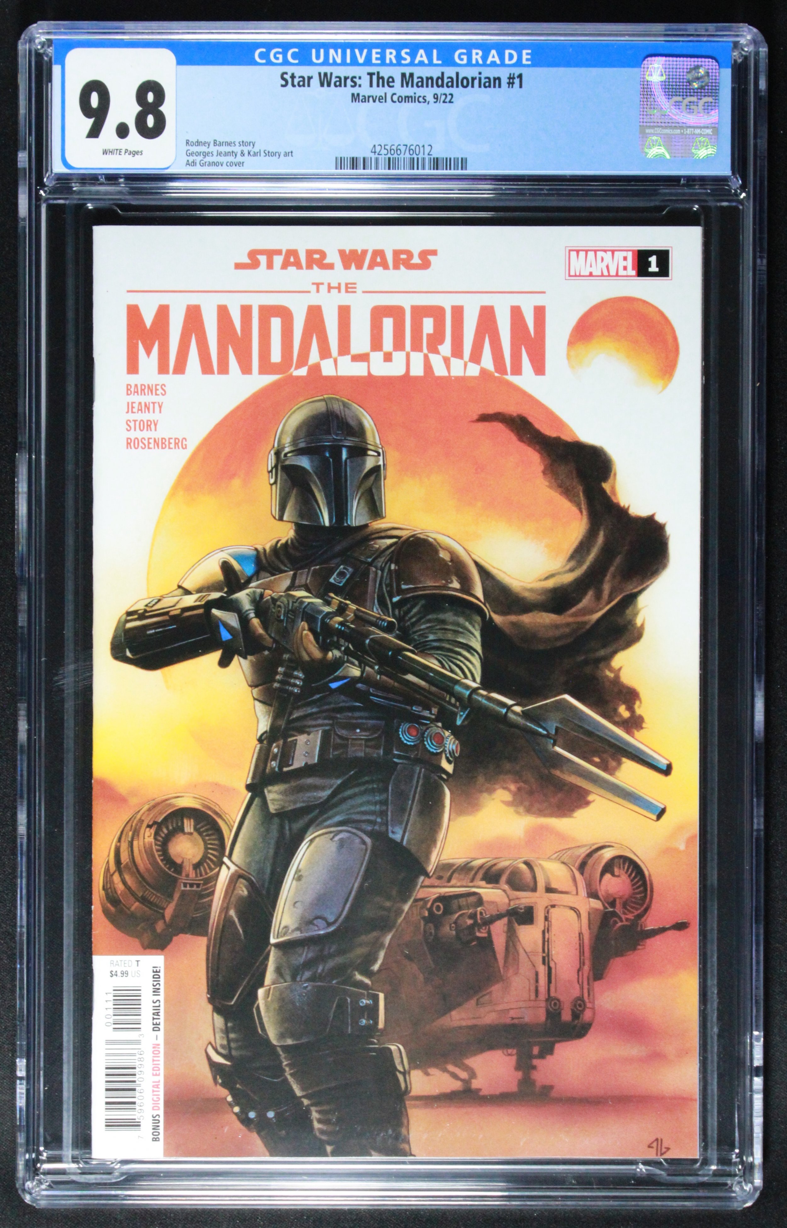 CGC 9.8 」Star Wars#1 特別版コミック-