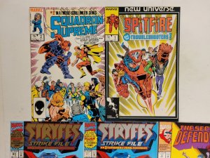 5 Comics #1 Spitfire #1 1 Stryfe #Squadron Supreme #3 Secret Defenders 61 TJ32