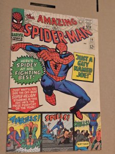 The Amazing Spider-Man #38 (1966) Last Ditko!Joe Smith first app fn/vf