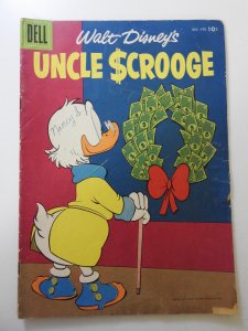 Uncle Scrooge #16 (1956) GD/VG Condition Moisture stain