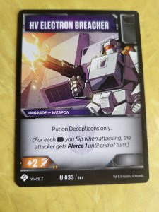 Transformers Trading Card Game: War of Cybertron - Siege 1 - HV Electron Breache