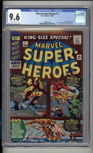 Marvel Super-Heroes King-Size Special (1966) CGC 9.6