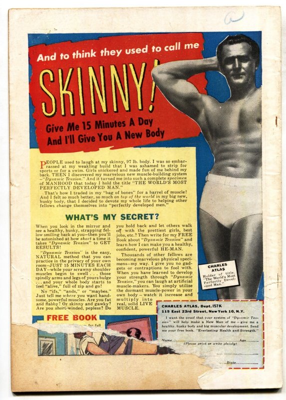 TONY TRENT #4-1948-PARACHUTE COVER-MART BAILEY ART