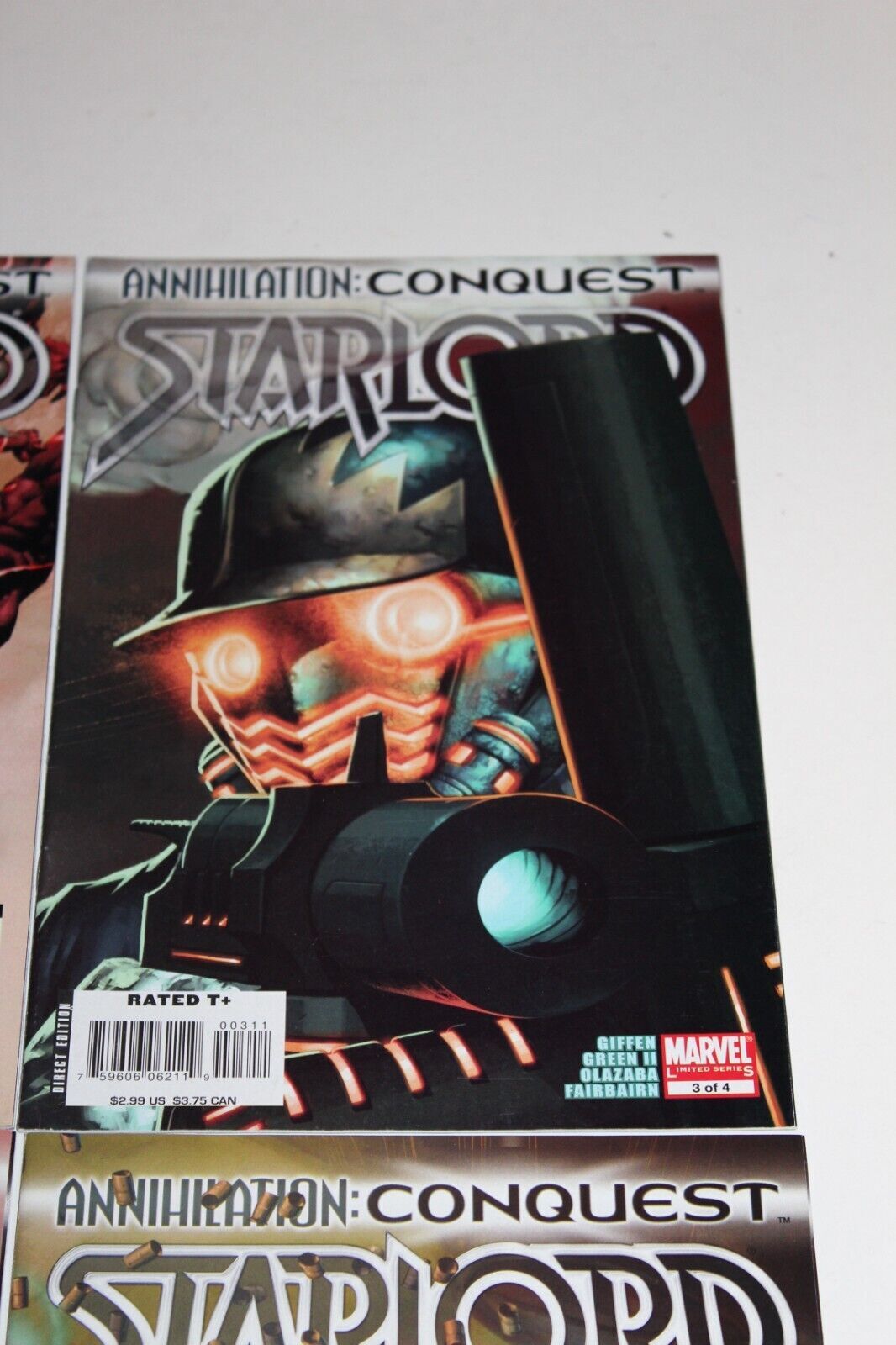 Complete Set Annihilation Conquest Starlord Comics 1-4 2007 GotG Rocket ...