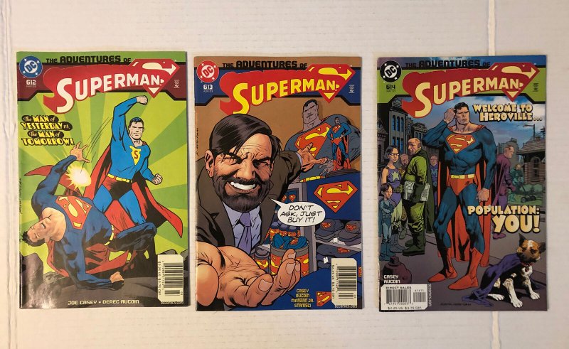 Adventures Of Superman #612 - 614 Lot Of 3