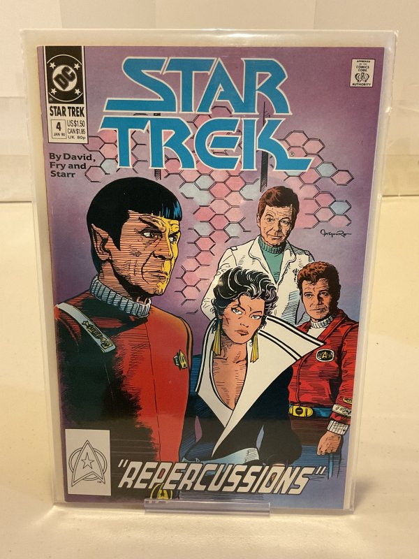 Star Trek #4  1990  9.0 (our highest grade)  Peter David!