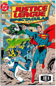 JUSTICE LEAGUE SPECTACULAR #1 (Mar1992) 9.0 VF/NM - New Beginning for JLA & JLE