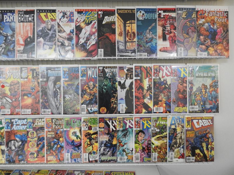 Huge Lot 130+ Comics W/ Wolverine, Avengers, X-Men, Spidey+ Avg VF+ Condition!!