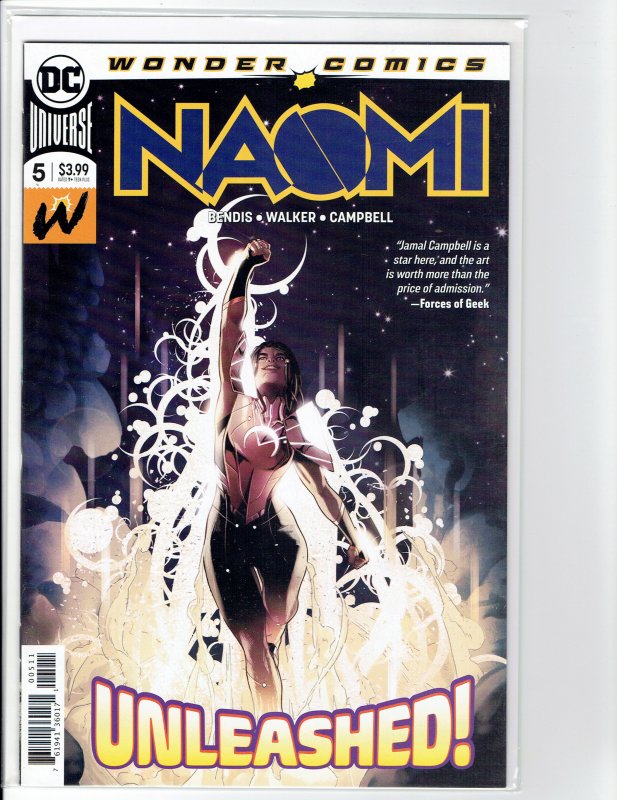 Naomi #5 NM (2019) costume debut, 1st Zumbado