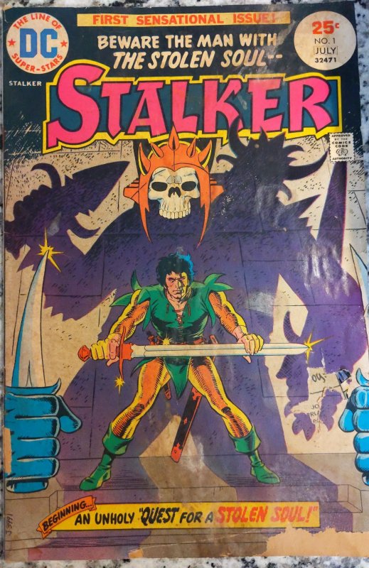 Stalker #1 (1975) Beware the man with the stolen soul