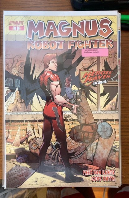 Magnus Robot Fighter #1 Heroes' Haven Exclusive Cover - Ozzy Fernandez (...