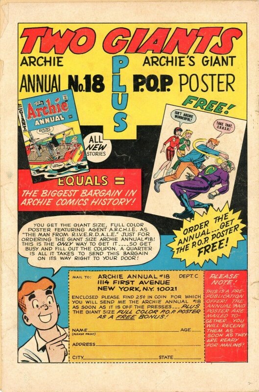 Archie's Mad House #48 Welcome To Mars! (5.0) 1966