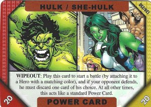 2001 Marvel Recharge - Power - Hulk/She-Hulk