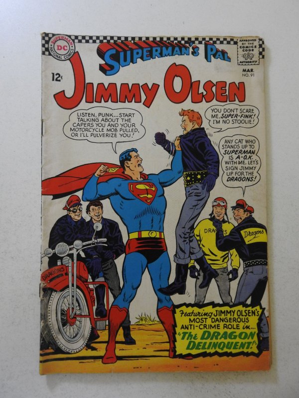 Superman's Pal, Jimmy Olsen #91 (1966) GD/VG Condition see desc