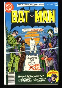 Batman #291 NM- 9.2 Joker Riddler Catwoman!