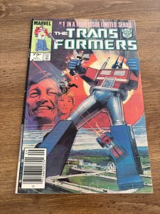 Transformers # 1 FN Marvel Comic Book Optimus Prime Megatron Bumble Bee 3 J442