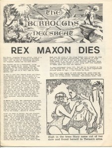 Burroughs Newsbeat #27 1974-Kevin Hancer-Rex Maxon-newsletter-FN