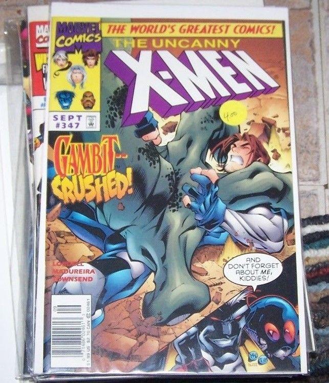 Uncanny X-Men #347 (Sep 1997, Marvel) gambit rogue bishop