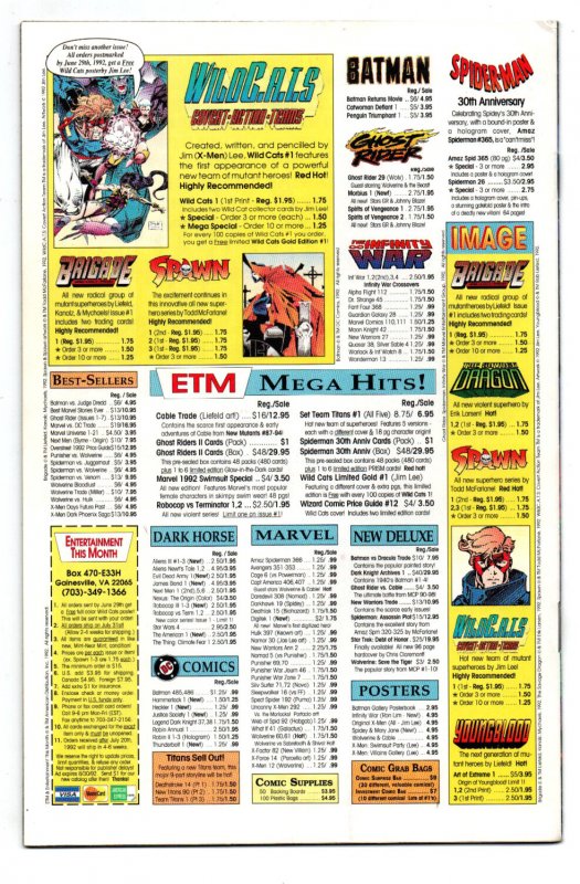 Spawn #1 - signed by Al Simmons aka Spawn - 1993 - VF 