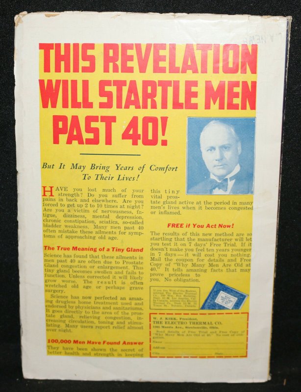 Phantom Detective Vol. XVI #1 Pulp - Specter of Death (FINE) August, 1936