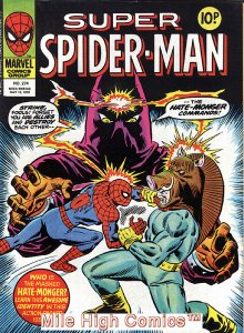 SUPER SPIDER-MAN AND CAPTAIN BRITAIN  (UK MAG) #274 Very Good