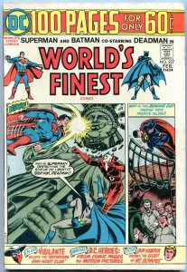 WORLD'S FINEST #227 1973 Superman, Batman, Deadman-100 page giant FN-