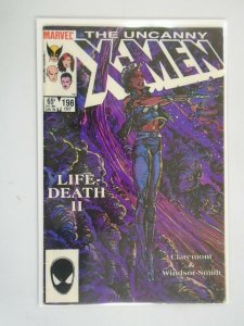 Uncanny X-Men #198 Direct edition 4.0 VG (1985 1st Series)