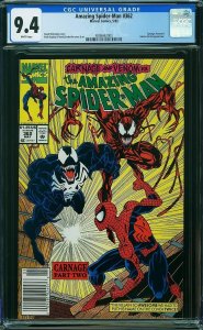 Amazing Spider-Man #362 (1992) CGC 9.4 NM