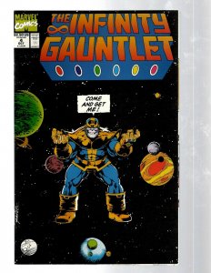 GAUNTLET The INFINITY Gauntlet Marvel Comics Series Complete # 1 2 3 4 5 6 RB8