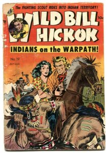 Wild Bill Hickok #19 1954- Good girl art- Avon Western- G+