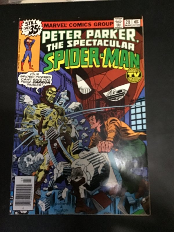 The Spectacular Spider-Man #28 (1979) Carrion! DD! Miller art! NM- C’ville CERT!