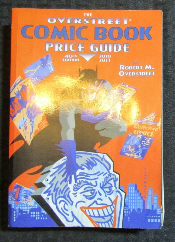 2010-2011 Overstreet COMIC BOOK Price Guide 40th Ed. FN+ 6.5 Batman Joker Cover