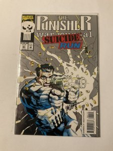 Punisher 61 Near Mint Nm Signed Golden Marvel