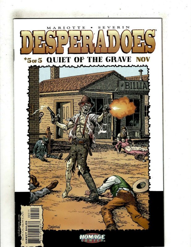 Lot Of 8 Desperadoes Homage Comics Comic Books # 1 2 3 4 5 + 1 1 2 3 IDW GE6 