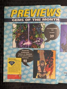 1995 April PREVIEWS Magazine FN+ 6.5 Batman is Back / Spawn Youngblood