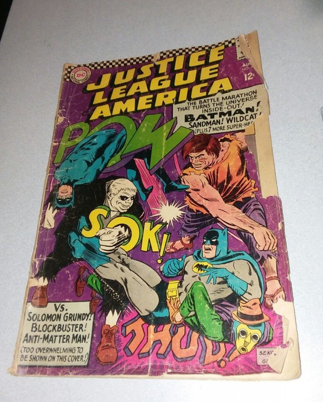 Justice League Of America #46 comics 1st Silver age app Sandman, 3rd ...