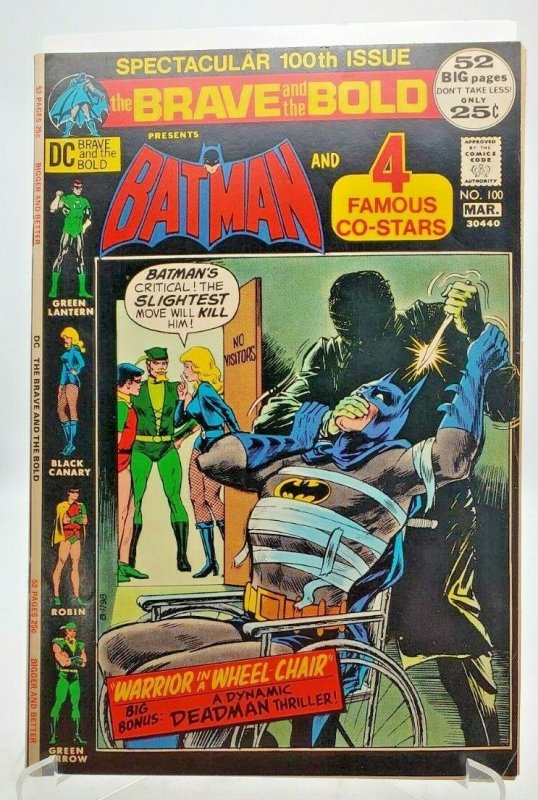 Brave and the Bold #100 (1971)-Batman-Green Lantern-Robin-Black Canary VF/NM