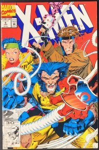 X-Men #4 Direct Edition (1992) NM- 1st Omega Red