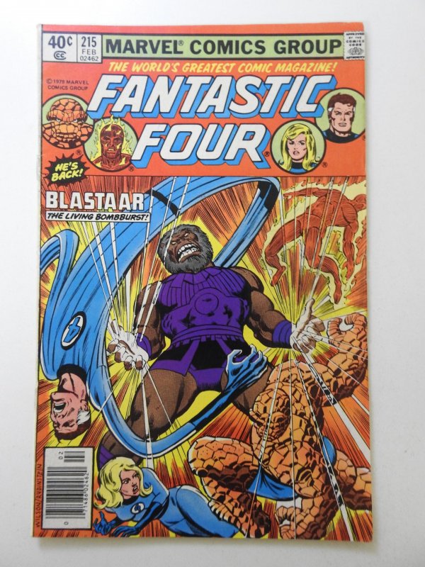 Fantastic Four #215 Direct Edition (1980) Beautiful VF- Condition!