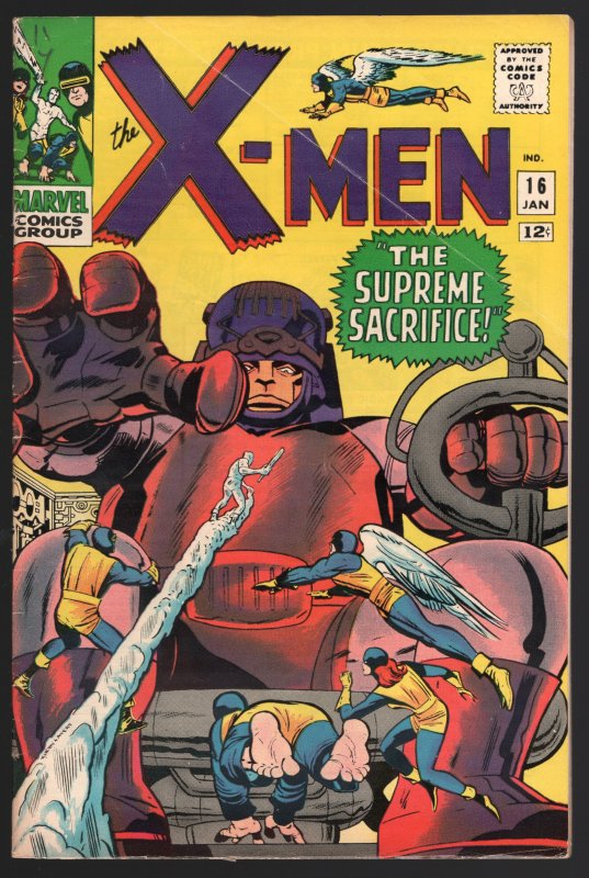 XMEN 16 VG 4.0 3rd APP SENTINELS