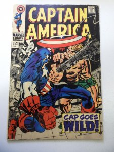 Captain America #106 (1968) VG Condition