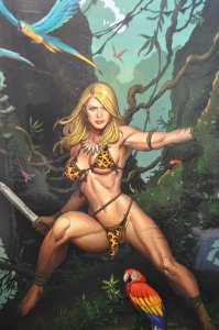 Jungle Girl By Frank Cho Signed WH