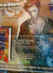 SANDMAN OVERTURE THE DELUXE EDITION Promo Poster, 22 x 34, VERTIGO Unused 580