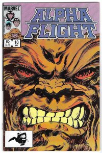 Alpha Flight #10 Direct Edition (1984)