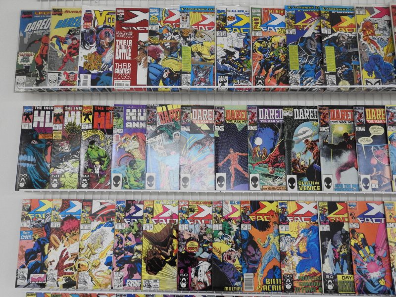 Huge Lot of 190+ Comics W/ Hulk, Daredevil, X Factor Avg VF- Condition!